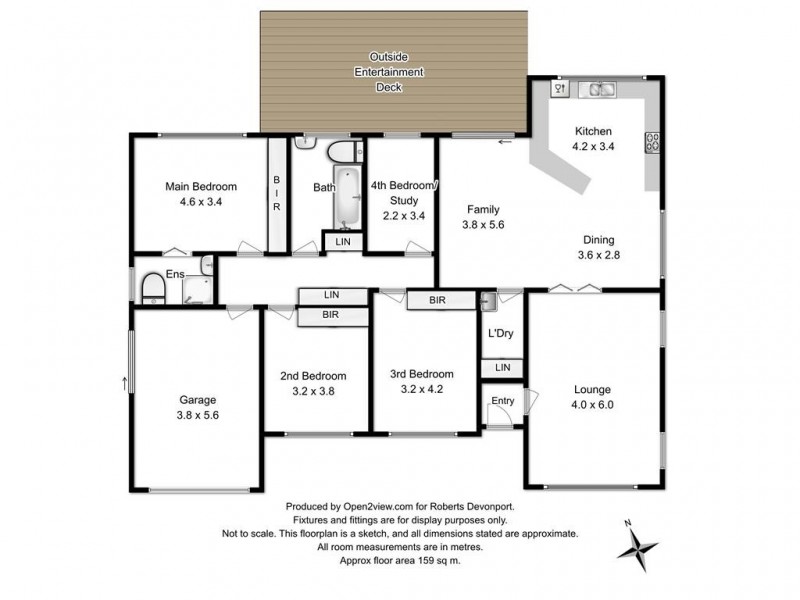 1 Rose Court, Turners Beach TAS 7315 Floorplan