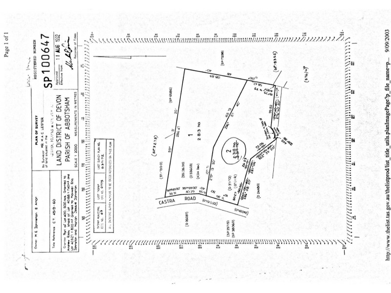 . Castra Road, Ulverstone TAS 7315