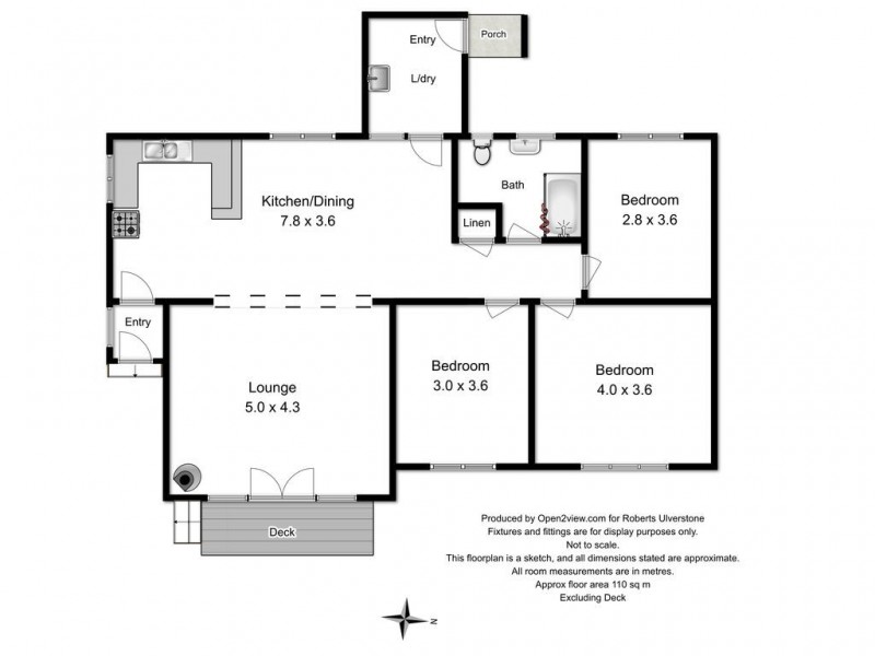 44 Clarkes Road, Preston TAS 7315 Floorplan
