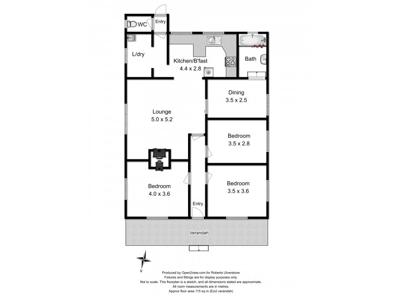 3019 Castra Road, Nietta TAS 7315 Floorplan