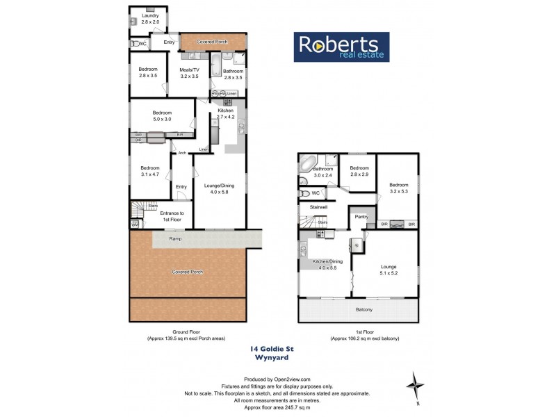 14 Goldie Street, Wynyard TAS 7325 Floorplan