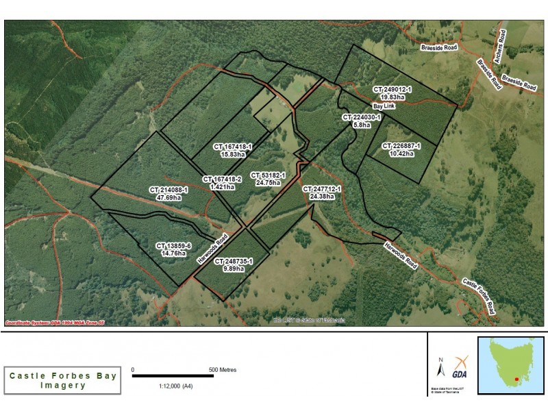 . Harwoods Road, Castle Forbes Bay TAS 7116