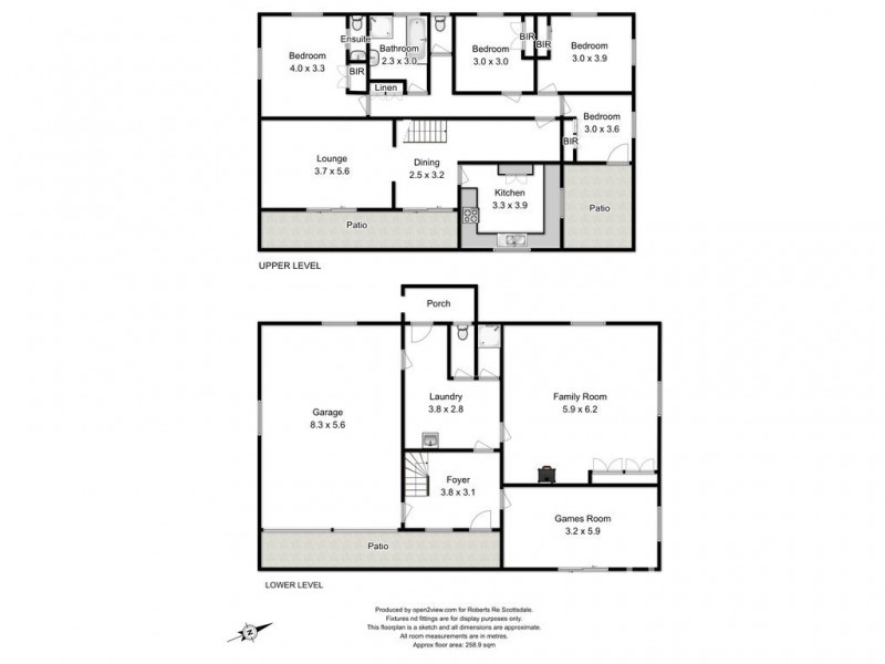 12 – 14 Erina Street, Scottsdale TAS 7260 Floorplan
