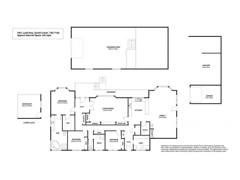 1001 Lyell Highway, Sorell Creek TAS 7140
