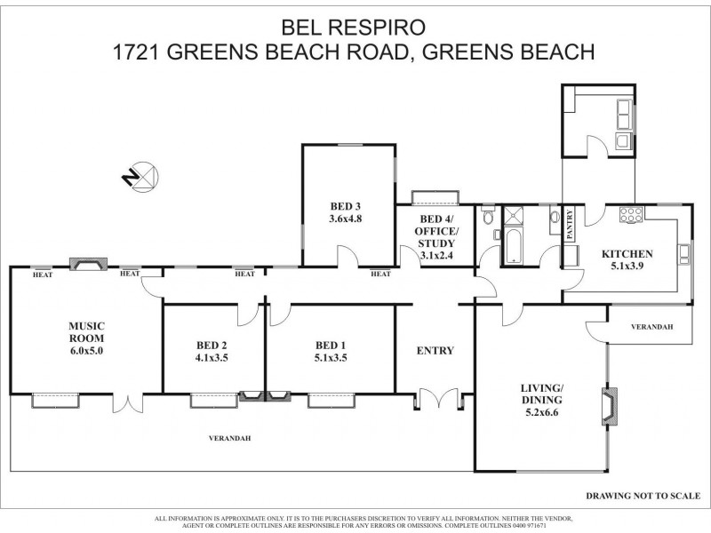 1721 Greens Beach Road, Greens Beach TAS 7270