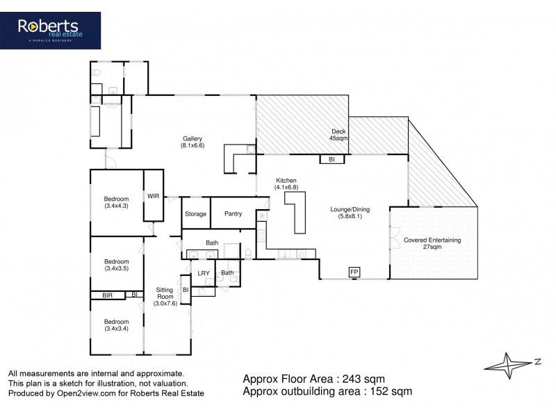 18632 Tasman Highway Denison Beach Bicheno, Douglas River TAS 7215 Floorplan