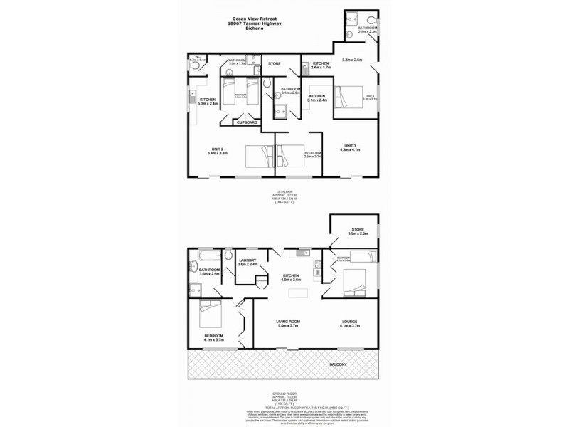 18067 Tasman Highway, Bicheno TAS 7215 Floorplan