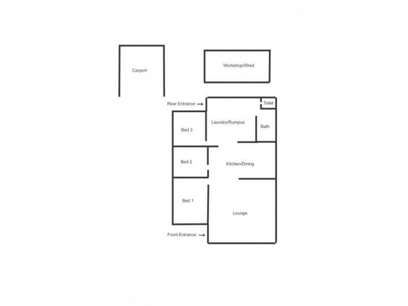 12 Propsting Street, Rosebery TAS 7470 Floorplan