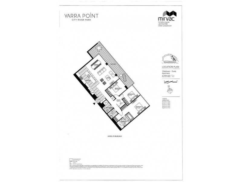 1 Point Park Crescent, Docklands VIC 3008 Floorplan