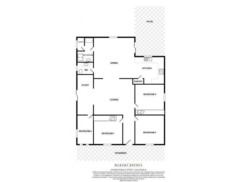216 MacDonald Street, Kalgoorlie WA 6430 Floorplan