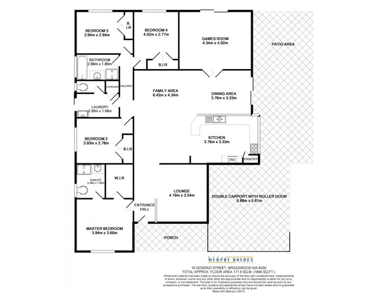 10 Godenzi Street Broadwood, Kalgoorlie WA 6430 Floorplan