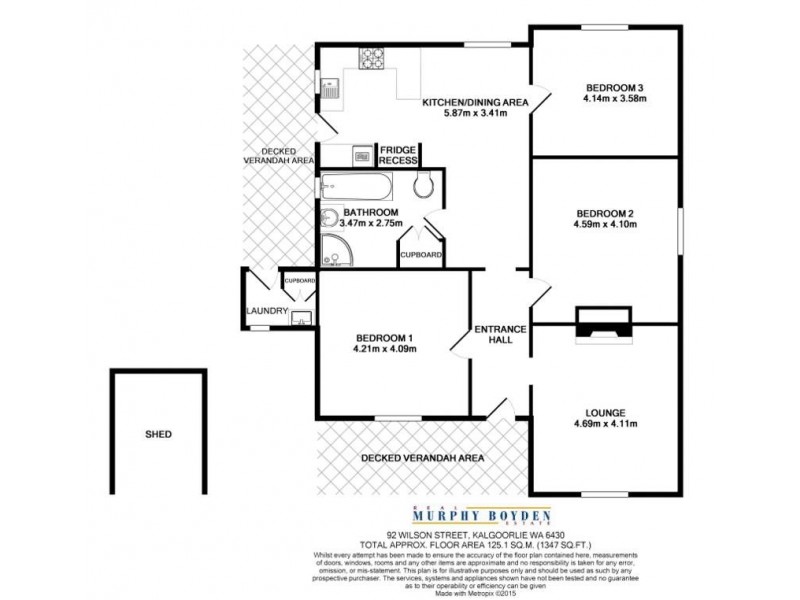 92 Wilson Street, Kalgoorlie WA 6430 Floorplan