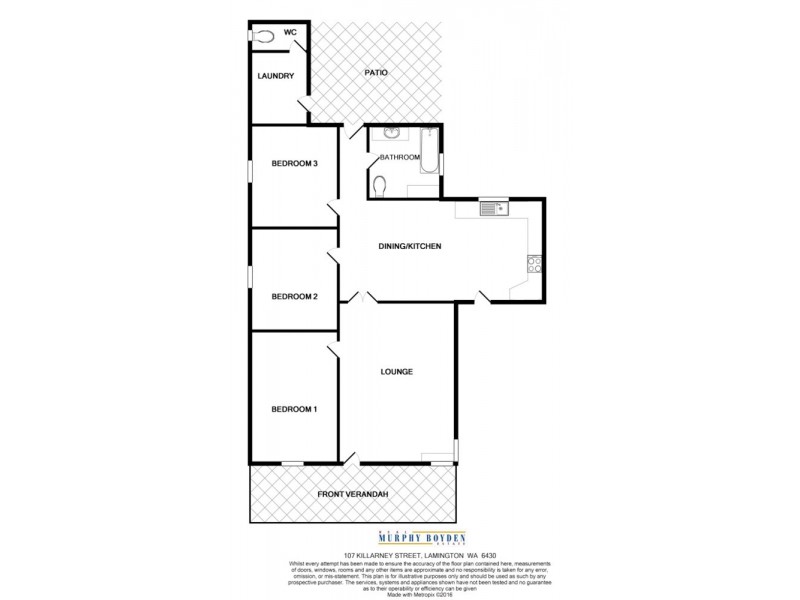 107 Killarney Street Lamington, Kalgoorlie WA 6430 Floorplan