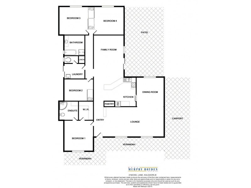 2 Nickel Lane Hannans, Kalgoorlie WA 6430 Floorplan