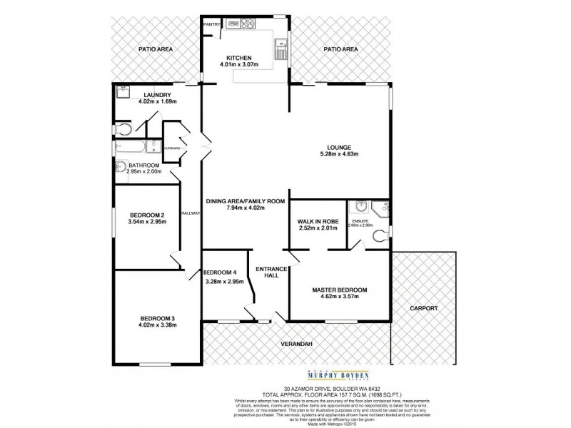 30 Azamor Drive  Boulder, Kalgoorlie WA 6430 Floorplan