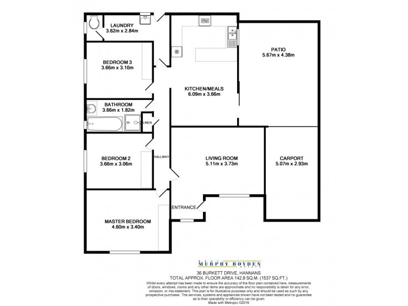 36 Burkett Drive Hannans, Kalgoorlie WA 6430 Floorplan