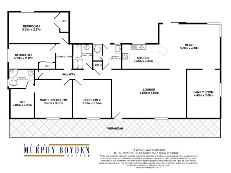 11 Wyllie Way Hannans, Kalgoorlie WA 6430 Floorplan