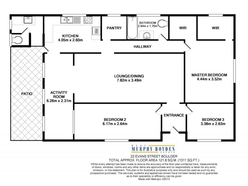 22 Evans Street Boulder, Kalgoorlie WA 6430 Floorplan