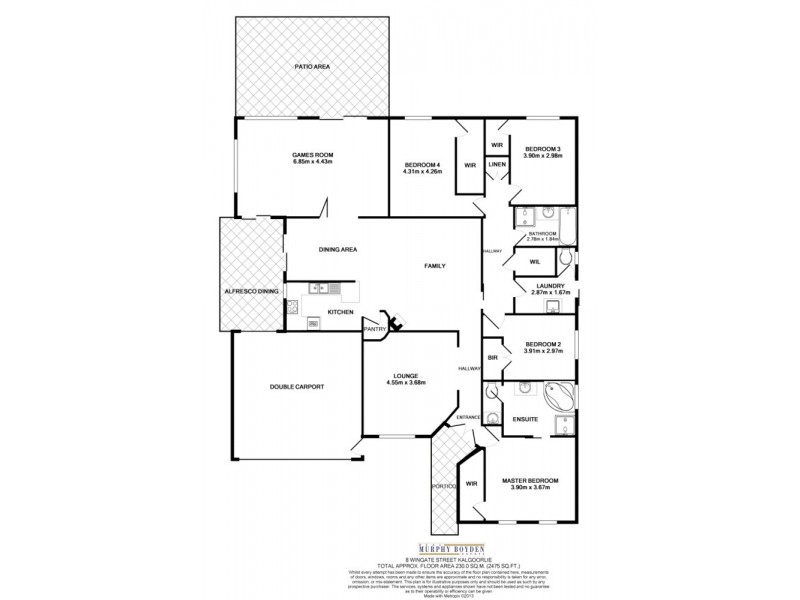 8 Wingate Street, Somerville WA 6430 Floorplan