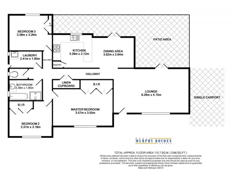 28 Burkett Drive Hannans, Kalgoorlie WA 6430 Floorplan