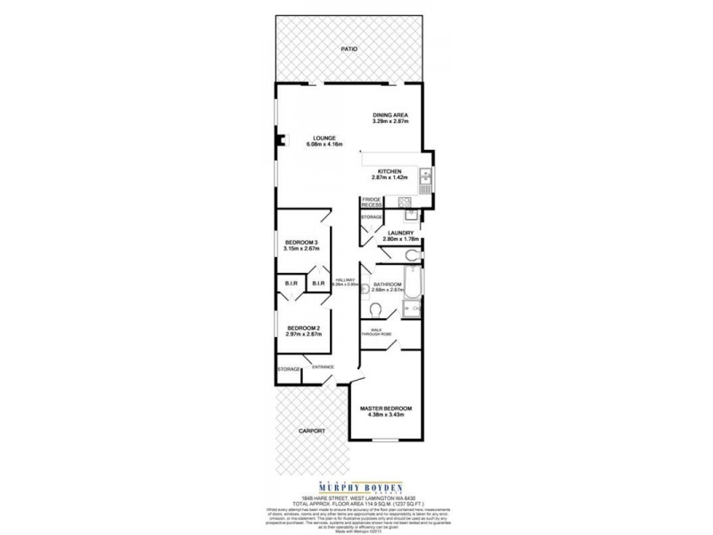 184B Hare Street Lamington, Kalgoorlie WA 6430 Floorplan