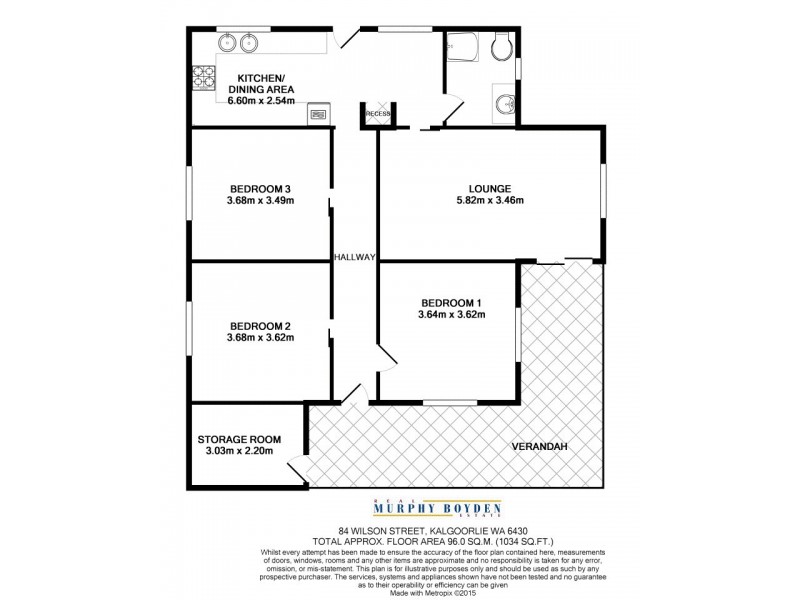 84 Wilson St, Kalgoorlie WA 6430 Floorplan
