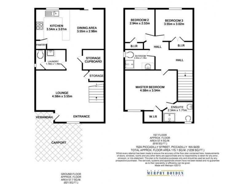 152A&B Piccadilly St Piccadilly, Kalgoorlie WA 6430 Floorplan
