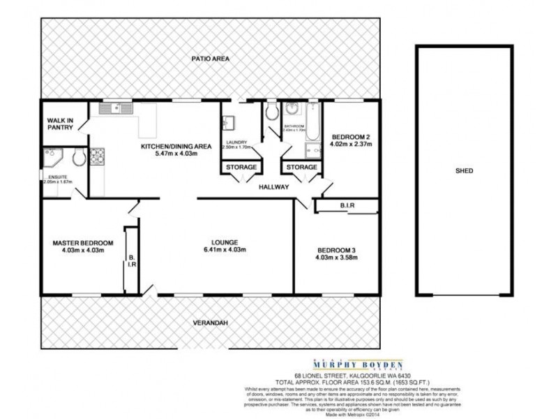 68 Lionel St, Boulder WA 6432 Floorplan