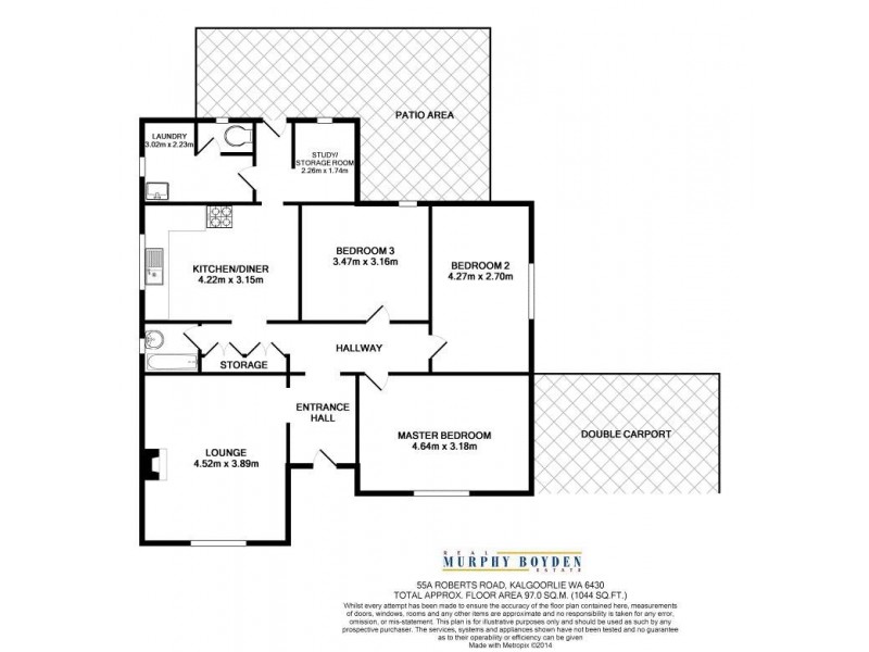 55A Roberts St, Kalgoorlie WA 6430 Floorplan
