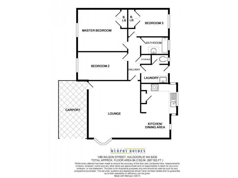 1/86 Wilson Street, Kalgoorlie WA 6430 Floorplan