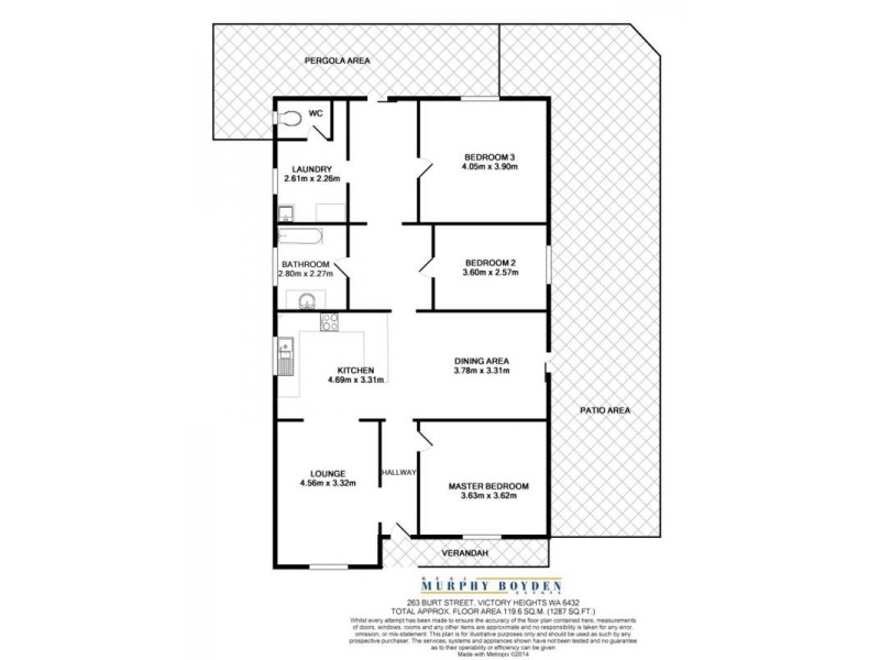 263 Burt St Victory Heights, Kalgoorlie WA 6430 Floorplan