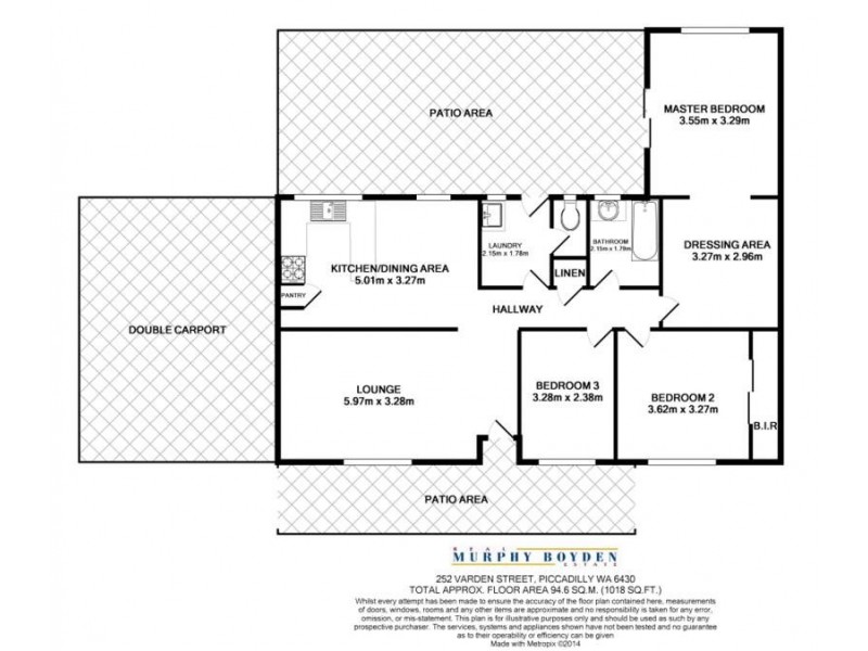 252 Varden St Piccadilly, Kalgoorlie WA 6430 Floorplan