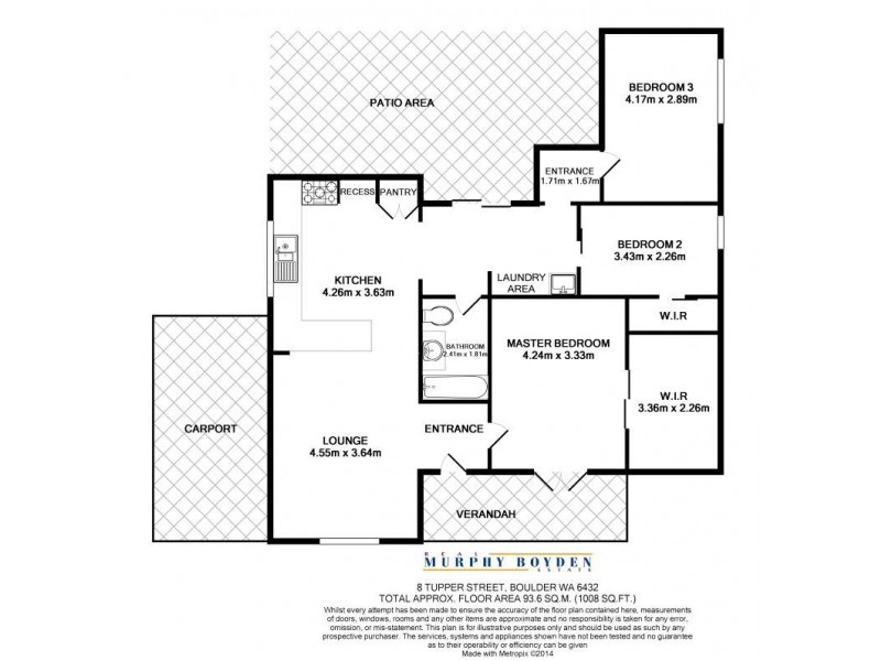 8 Tupper Street Boulder, Kalgoorlie WA 6430 Floorplan