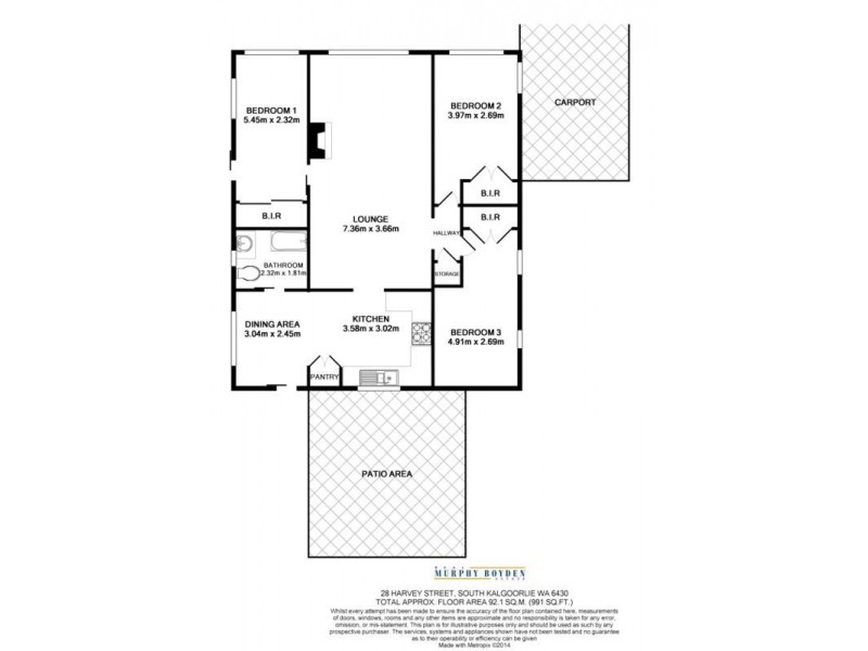 28 Harvey St, Kalgoorlie WA 6430 Floorplan