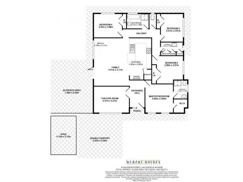 6 Davidson St, Kalgoorlie WA 6430 Floorplan