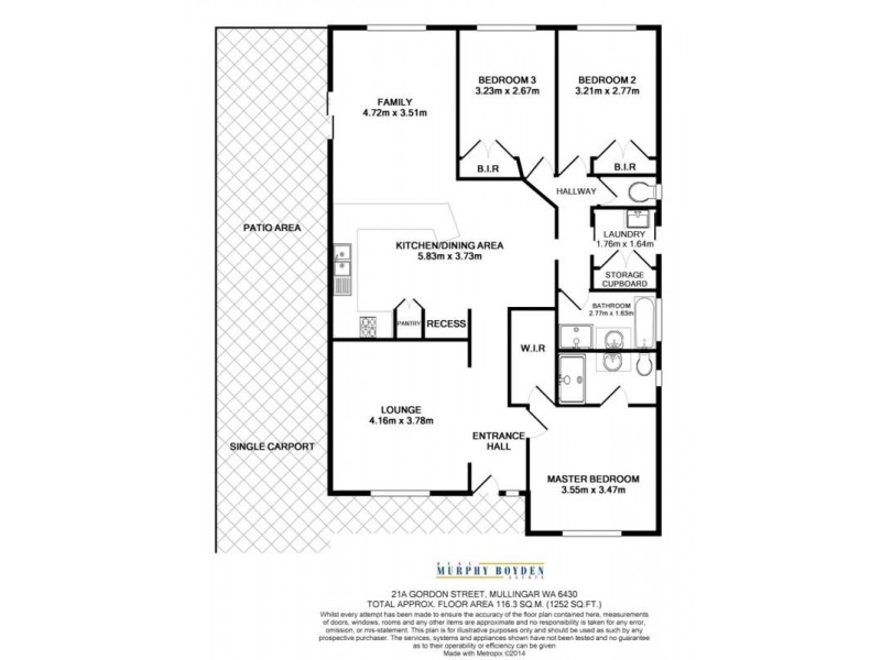 21A Gordon Street Mullingar, Kalgoorlie WA 6430 Floorplan