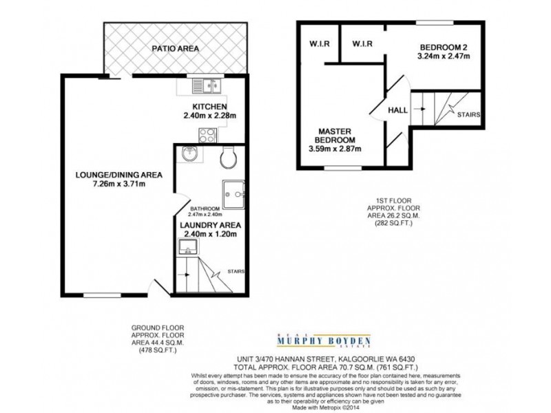 3/470 Hannan St, Kalgoorlie WA 6430 Floorplan