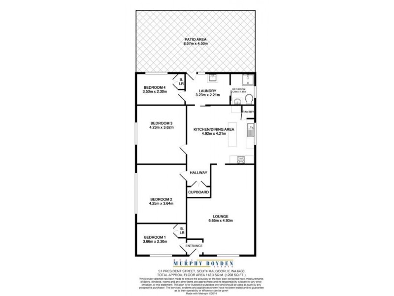 51 President St, Kalgoorlie WA 6430 Floorplan