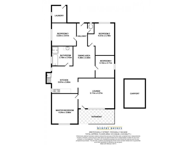 209 Piccadilly St Piccadilly, Kalgoorlie WA 6430 Floorplan