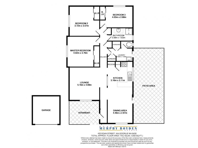 432 Egan Street, Kalgoorlie WA 6430 Floorplan