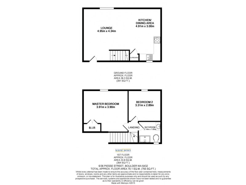 6/36 Piesse Street, Boulder WA 6432 Floorplan