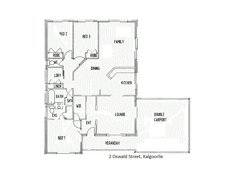 2 Oswald Street, Kalgoorlie WA 6430 Floorplan