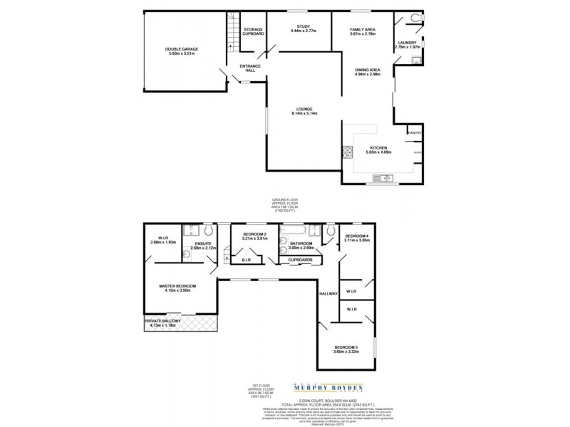 2 Erin Court Boulder, Kalgoorlie WA 6430 Floorplan