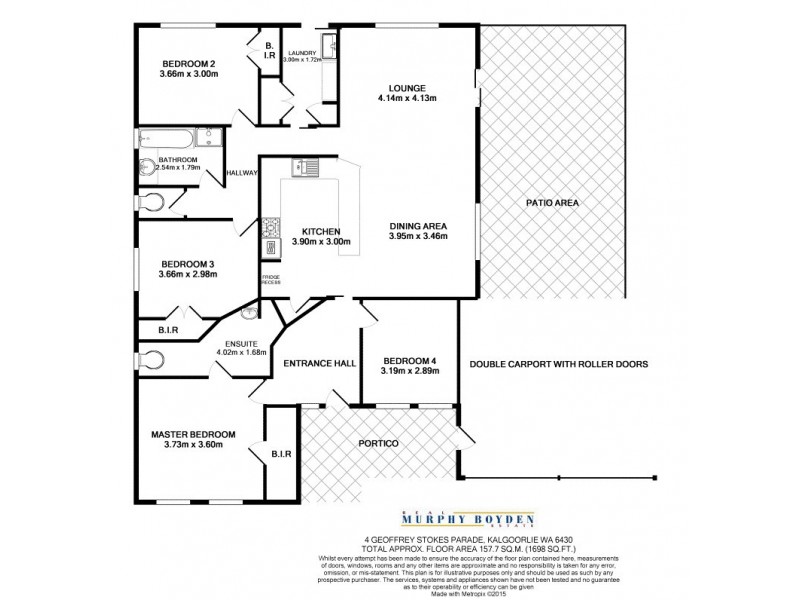 4 Geoffrey Stokes Parade, Kalgoorlie WA 6430 Floorplan