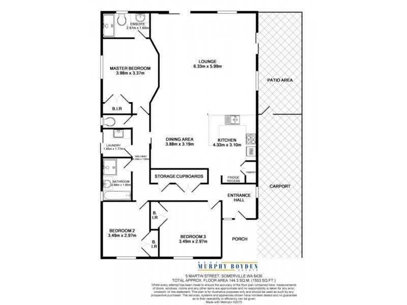 5 Martin Street Somerville, Kalgoorlie WA 6430 Floorplan