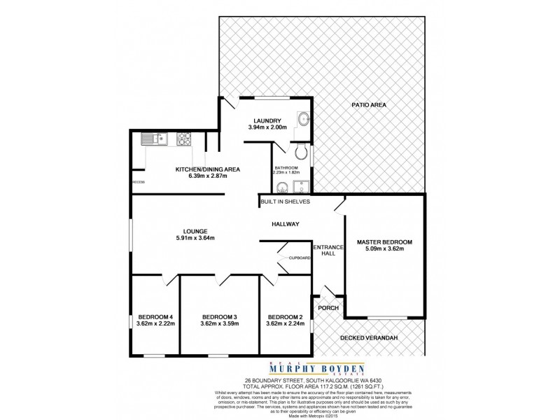 26 Boundary Street, Kalgoorlie WA 6430 Floorplan
