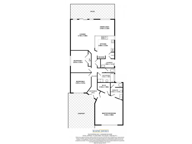 15A Riverina Way Hannans, Kalgoorlie WA 6430 Floorplan