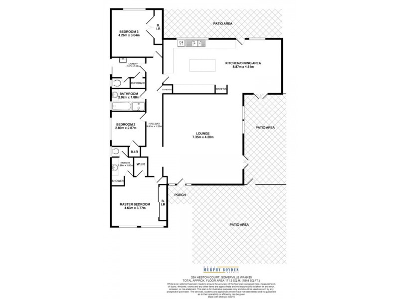 32 Heston Court, Somerville WA 6430 Floorplan