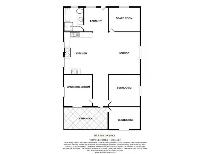 184 Piesse Street Boulder, Kalgoorlie WA 6430 Floorplan