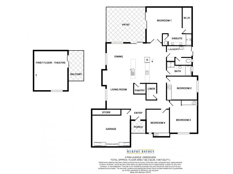 4 Pira Avenue, Karlkurla WA 6430 Floorplan